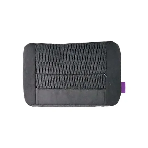 Purple Lumbar Back Cushion Support Pillow Gel Grid Chair Car Seat Comfort Black - Picture 4 of 6